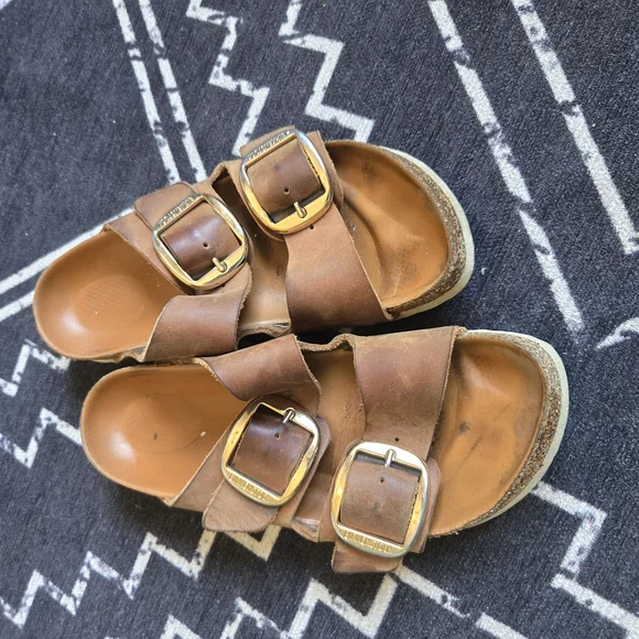 Birkenstock | Shoes | Birkenstock Brown Sandals With Cork  display picture 1